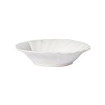 Vietri Incanto Stone White Ruffle Pasta Bowl - SINC-W1104H