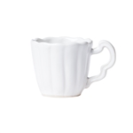 Vietri Incanto Stone White Scallop Mug - SINC-W1110K