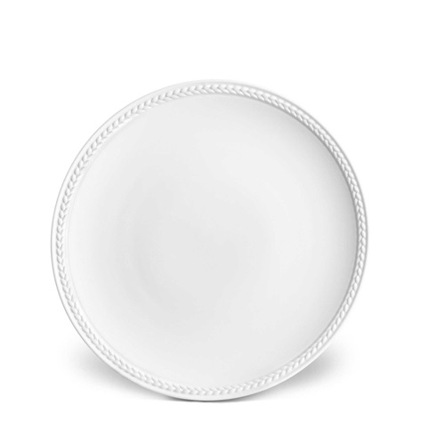 L'Objet Soie Tressee White Bread and Butter Plate
