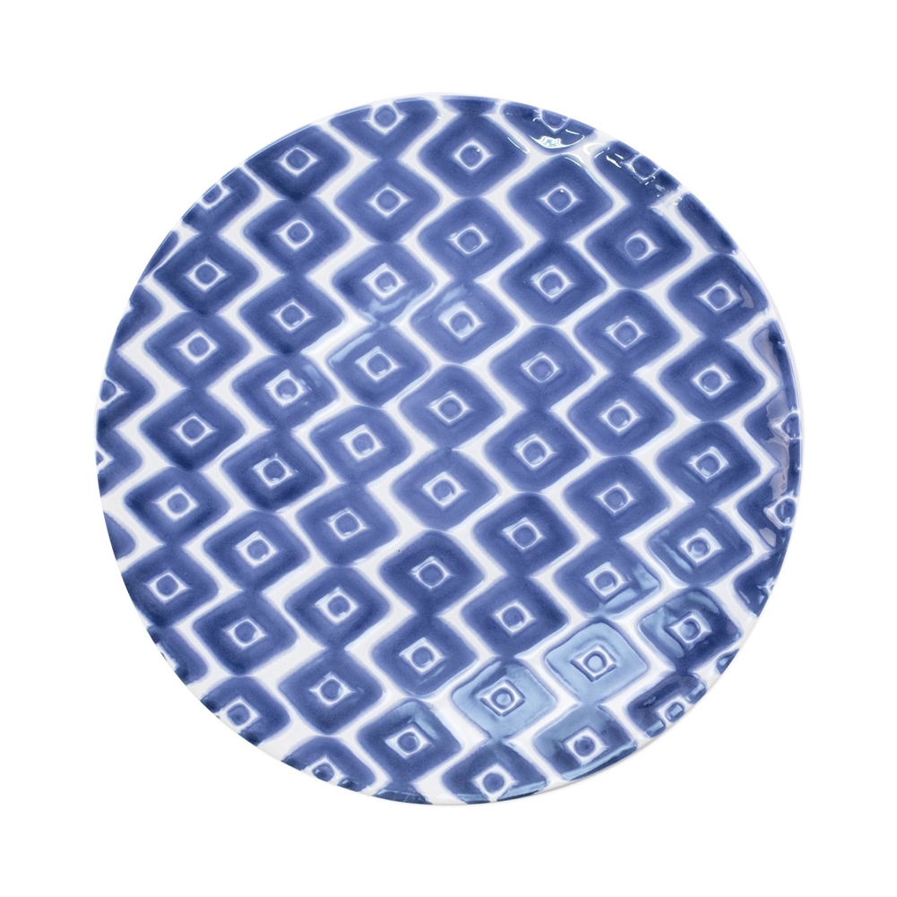 Vietri Santorini Diamond Dinner Plate - VSAN-003000A