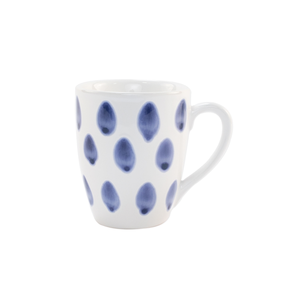 Vietri Santorini Dot Mug - VSAN-003010B