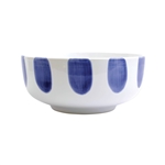 Vietri Santorini Dot Footed Serving Bowl