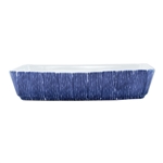 Vietri Santorini Stripe Rectangular Baker - VSAN-003060