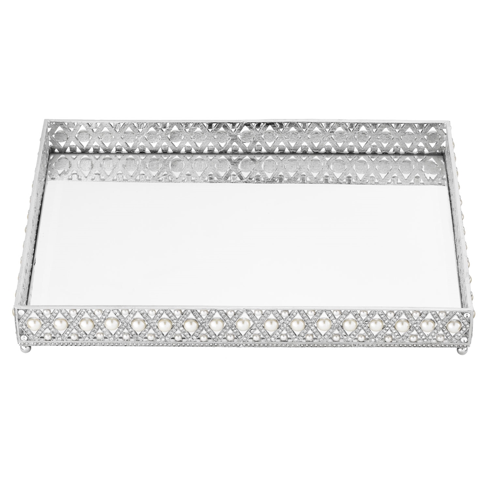 Olivia Riegel Large Pegeen Beveled Mirror Tray