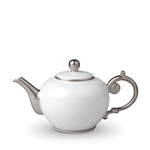 L'Objet Aegean 24kt Gold Tea Pot White