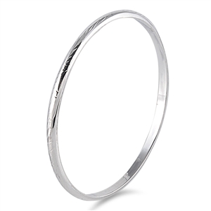 Silver Bangle Bracelet - $8.95