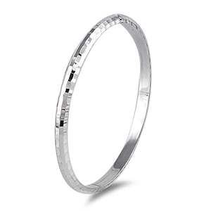 Silver Bangle Bracelet - $12.15