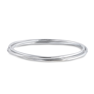 Silver Bangle Bracelet - $33.80