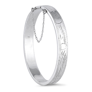 Silver Bangle Bracelet