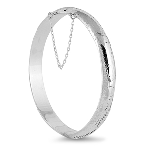 Silver Bangle Bracelet