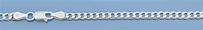 Silver Italian Chain - Curb 100