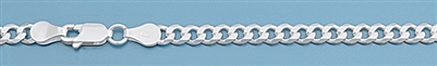 Silver Italian Chain - Curb 120