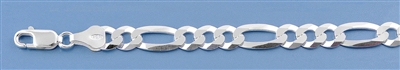 Silver Italian Chain - Flat Figaro 140