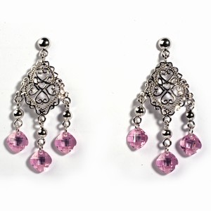 Silver CZ Earring