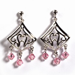 Silver CZ Earring