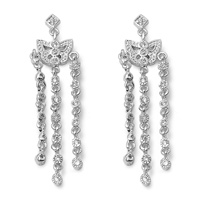 Silver CZ Earring