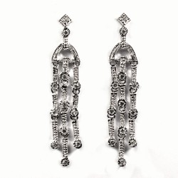 Silver CZ Earring