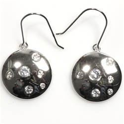 Silver CZ Earring