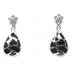 Silver CZ Earring