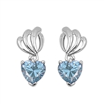 Silver CZ Earring