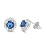 Silver CZ Earring