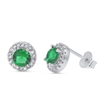 Silver CZ Earring