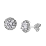 Silver CZ Earring