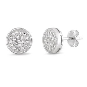 Silver CZ Earring