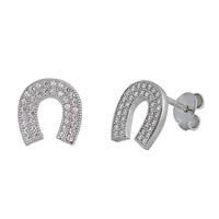 Silver CZ Earring