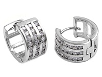 Silver CZ Earrings