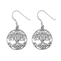 Silver Earrings - Tree of Life
