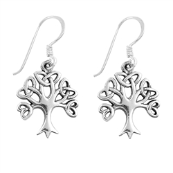 Silver Earrings - Tree of Life