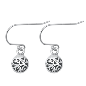 Silver Earrings - Bali Style