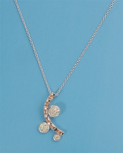 Silver CZ Necklace