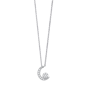 Silver CZ Necklace