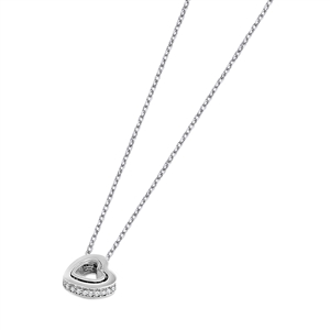 Silver CZ Necklace