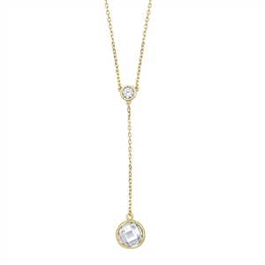 Silver CZ Necklace