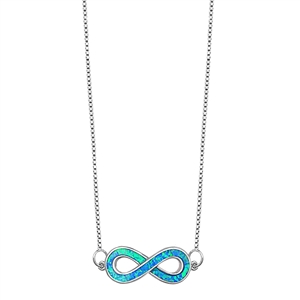 Silver italian Necklace - Infinity