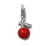 Silver Pendant - Tomato