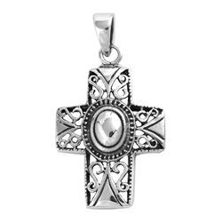 Silver Pendant - Cross