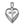 Silver Pendant - Heart and Cross