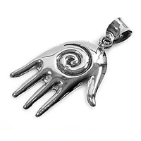 Silver Pendant - Hand