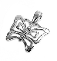 Silver Pendant - Butterfly