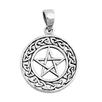 Silver Pendant - Devil Star