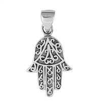 Silver Pendant - Hamsa