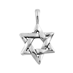 Silver Pendant - Star of David