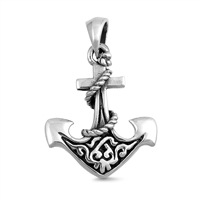 Silver Pendant - Anchor