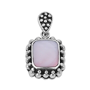 Silver Stone Pendant - $7.90