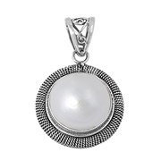 Silver Stone Pendant