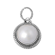 Silver Stone Pendant